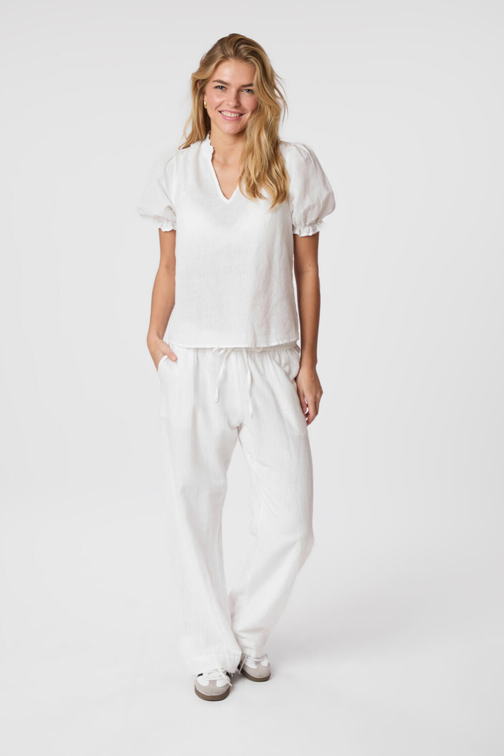 Sonar hørbukser - hvid